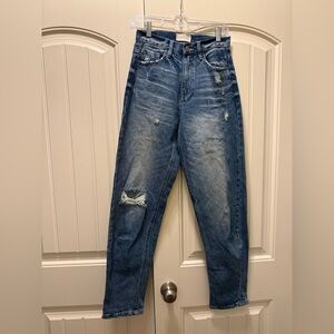 Gilded Intent 25 Barrel Leg Classic Blue Denim